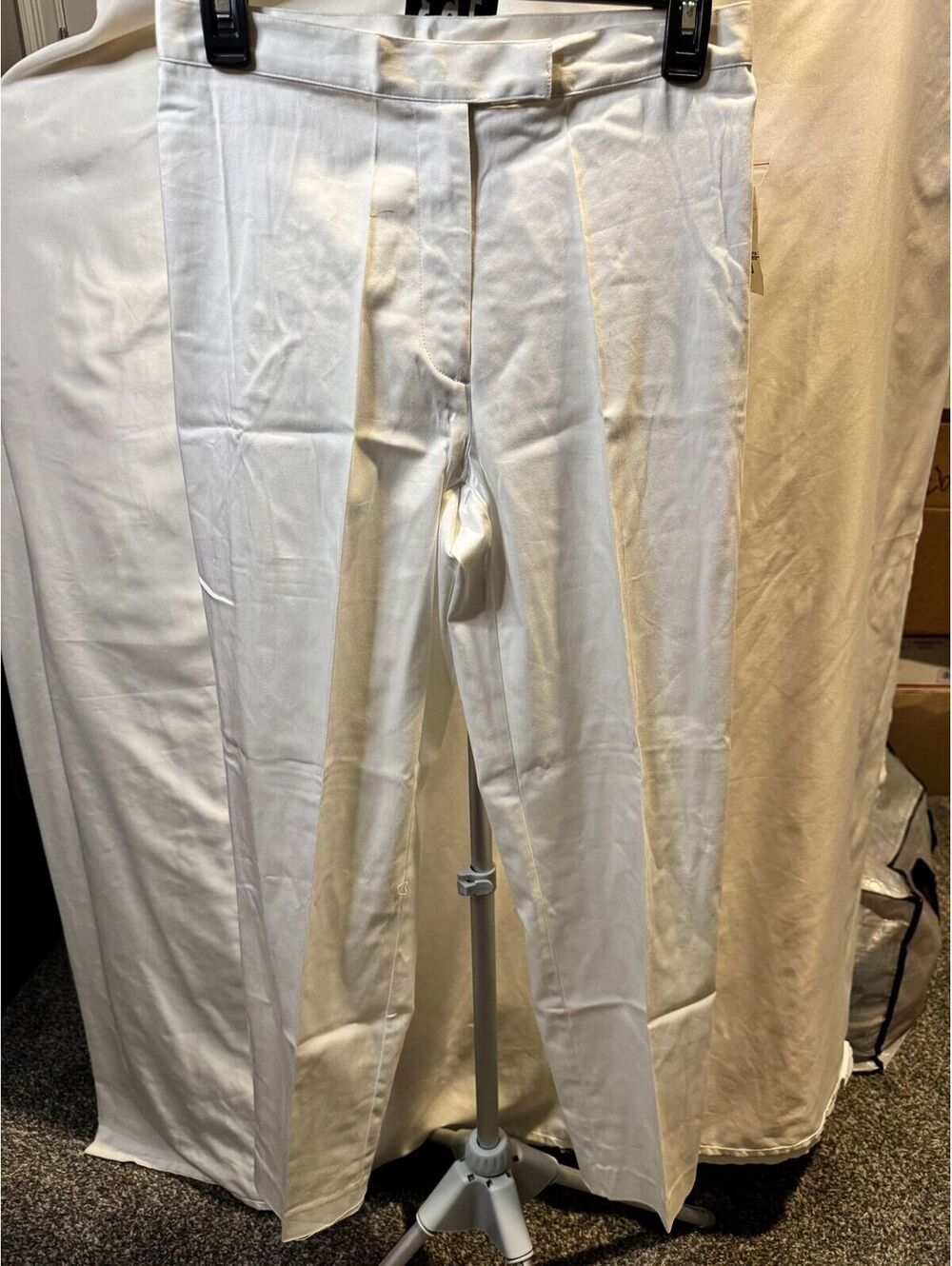 153 Worthington Petite Stretch White Dress Pants Size 6P